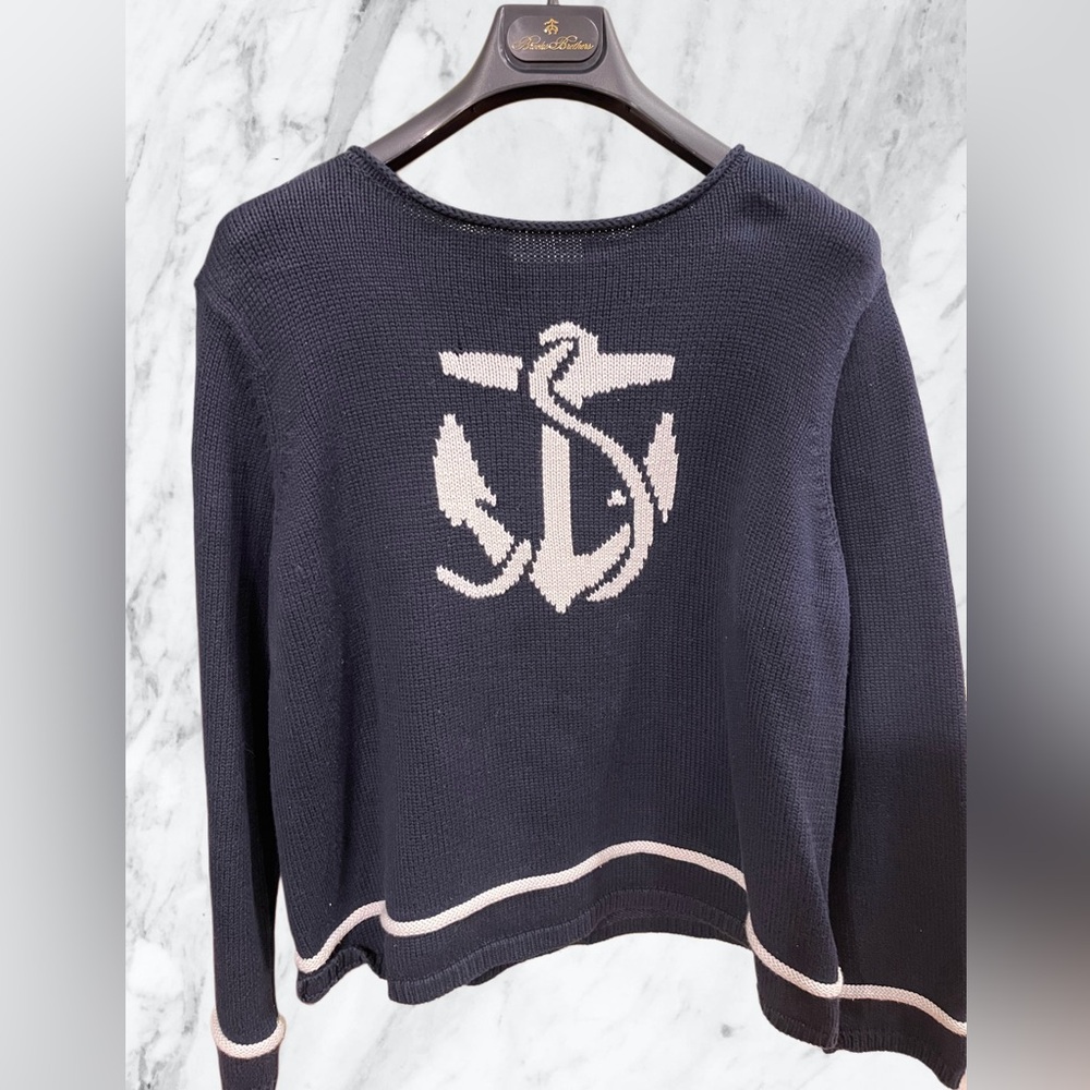 Liz Clair born large knitted shirt